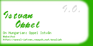 istvan oppel business card